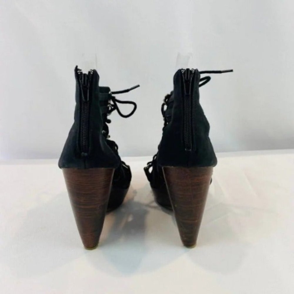 Brand New Women's Black/Brown Wedges- Jacobies - Picture 3 of 5
